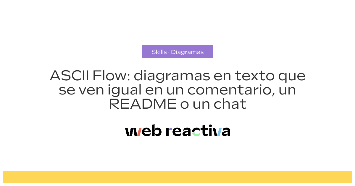 ASCII Flow: diagramas en texto que se ven igual en un comentario, un ...