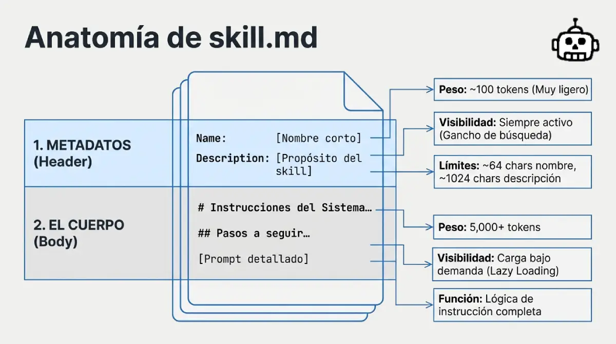 Anatomía de una Skill.md